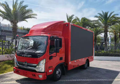 LED视频广告车 大小篷车 舞台车 广告移动车